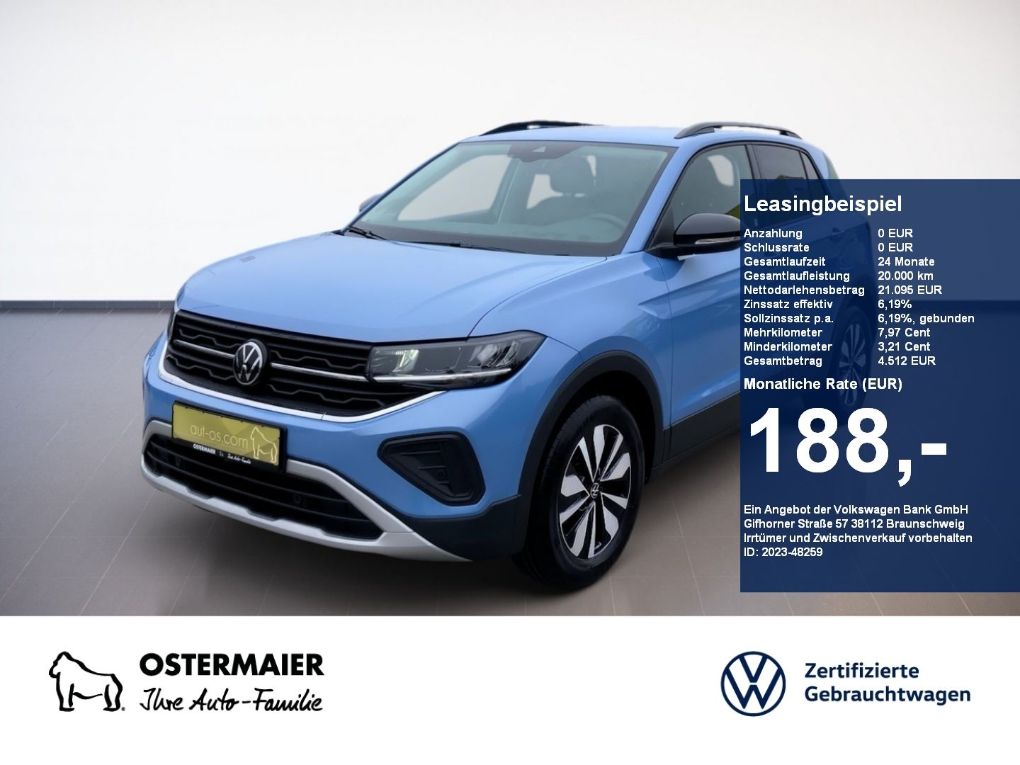 Volkswagen T-Cross GOAL 1.0TSI 95PS ACC.5J-G.KAMERA.NAVI+VC