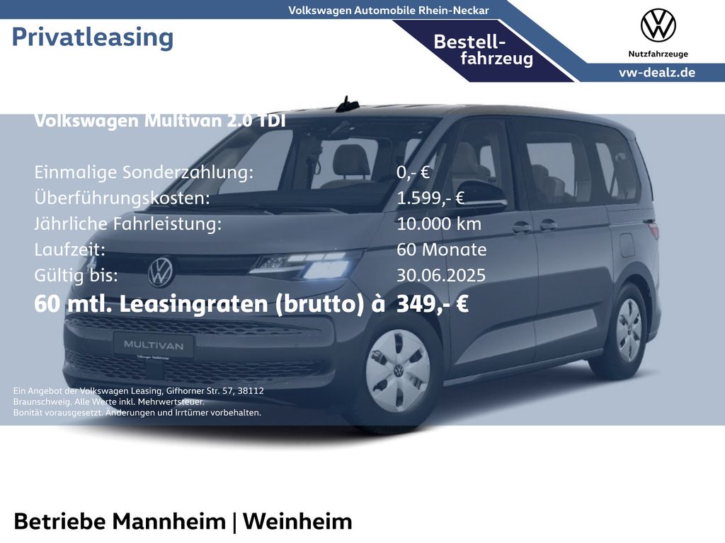Volkswagen Multivan 2.0 TDI SCR DSG