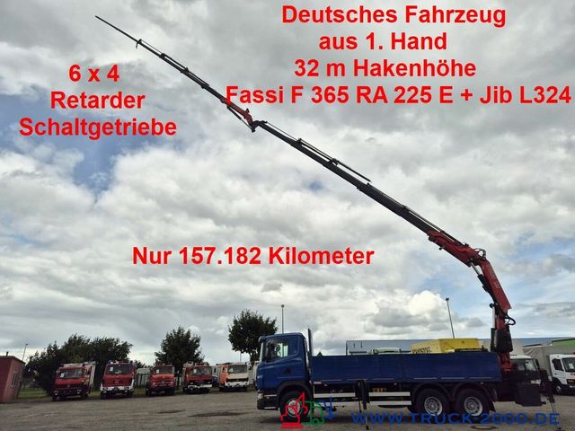 Scania G 400 6x4 Fassi F365 Jib 32m Höhe Nur 157.182 Km