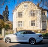 Audi A5 Cabrio Virtual, 19", Leder,AHK  - Audi A5 mit Benzin-Antrieb: Weiß, Cabrio