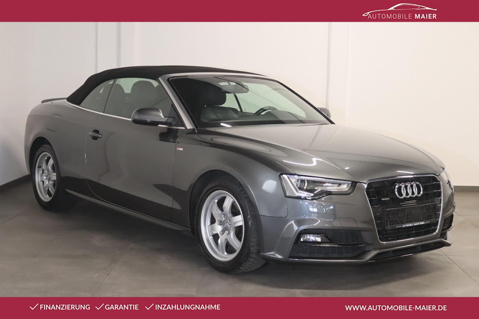 Audi A5 Cabrio 2.0 TDI qu. S line-Xenon-Navi-SHZ-DSP-
