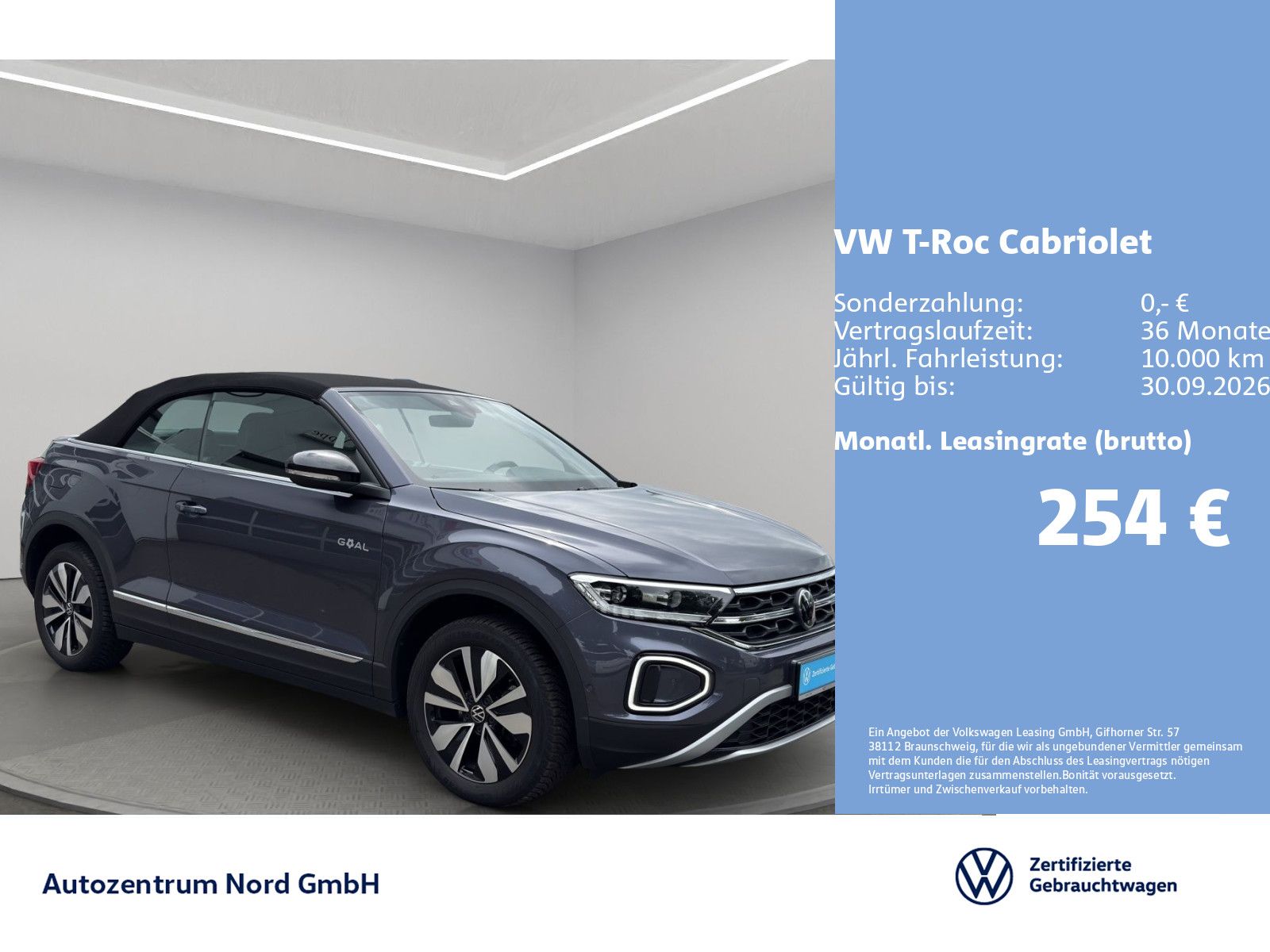 Volkswagen T-Roc Cabriolet 1.0 TSI Goal NAVI LED ACC KAMERA foto 3
