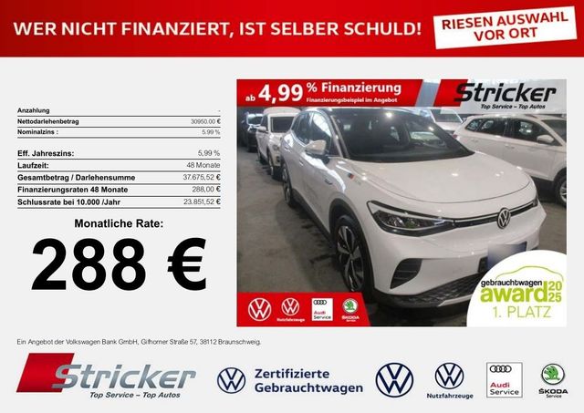 Volkswagen ID.4 Pro Performance 150/77 288,-ohne Anzahlung