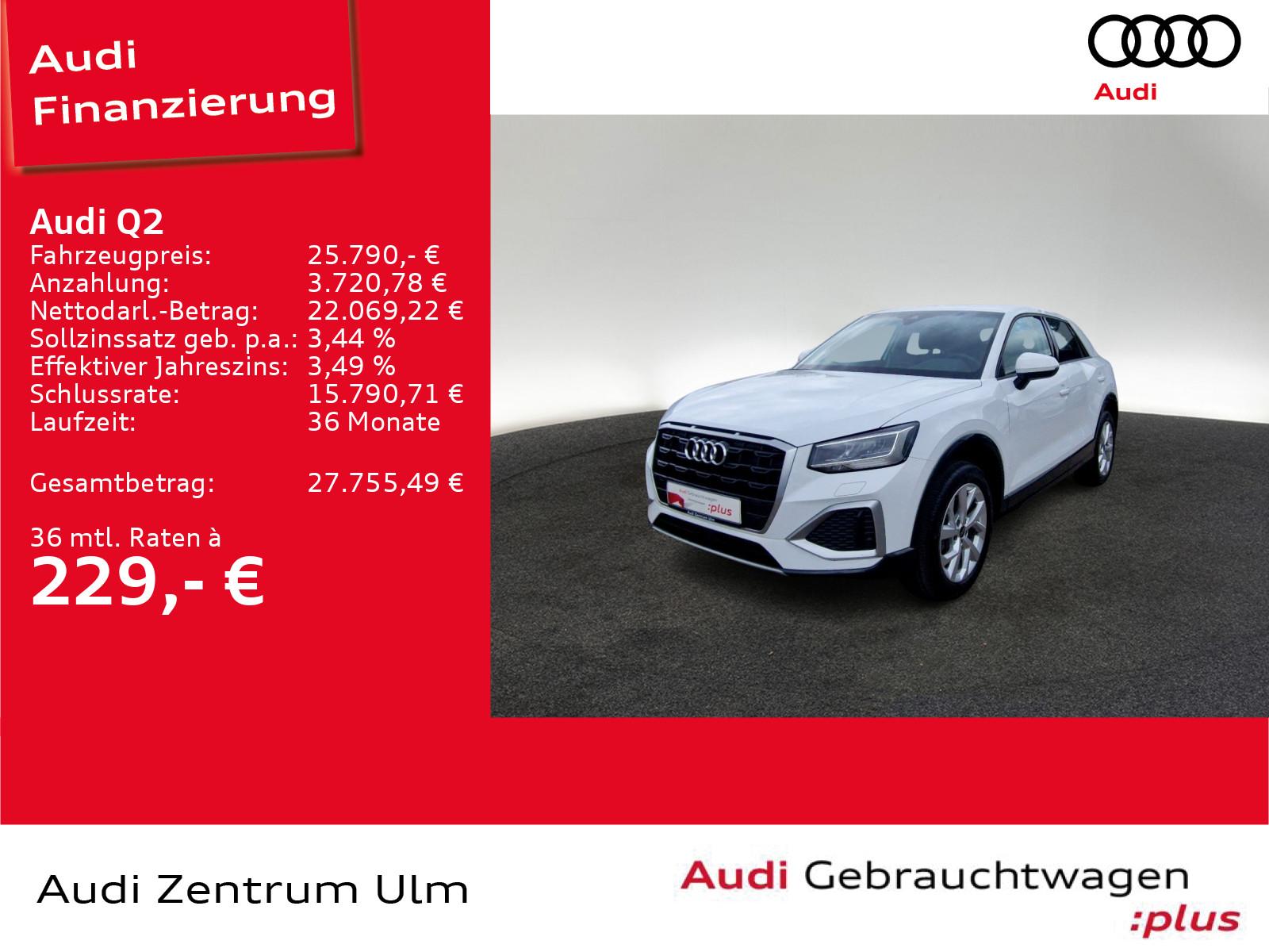Audi Q2 advanced 30 TFSI 17" LED NAVI PDC SHZ 5J.GAR.