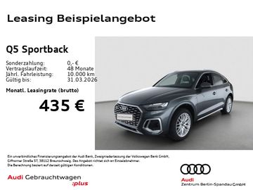 Audi Leasingangebot: Audi Q5 Sportback 40 TFSI qu. S line S tronic *StdHz*