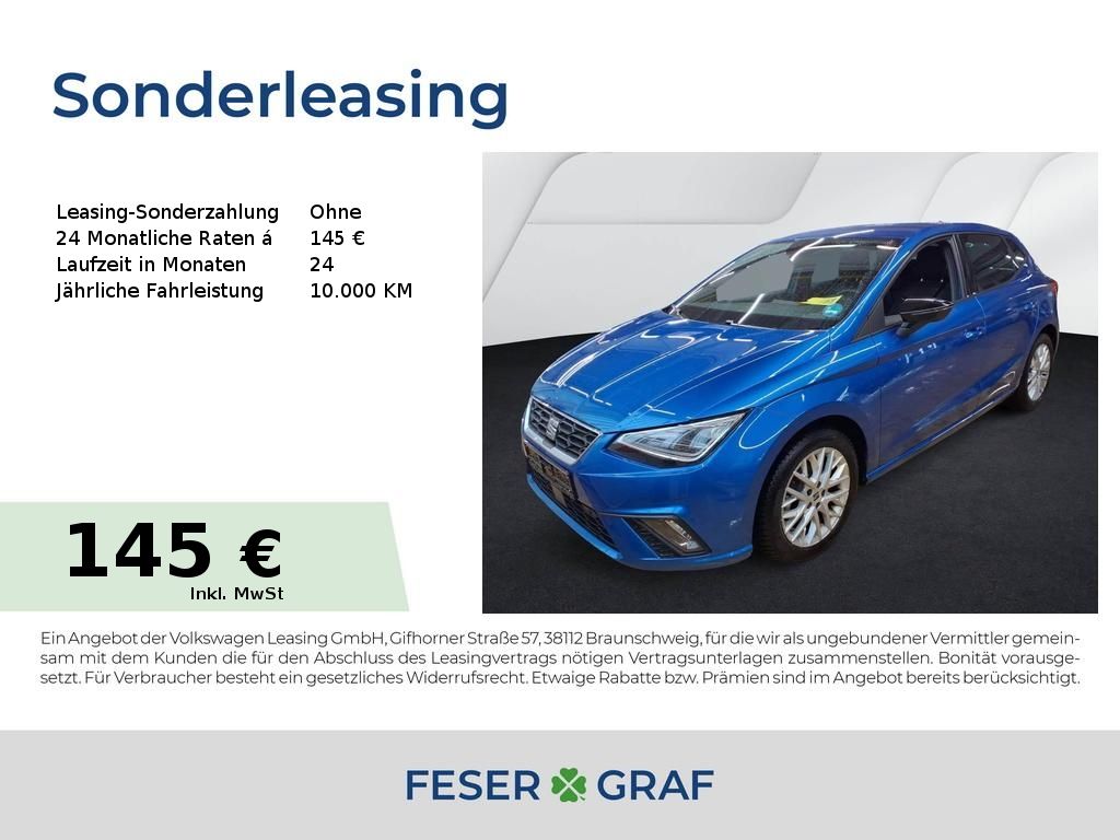 Seat Ibiza 1.0 TSI FR-Line DSG|GJR|Full Link|KAMERA