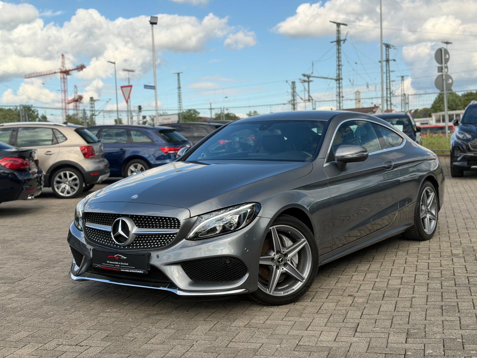 Mercedes-Benz C 180 Coupé AMG-Line *Vollleder*Navi*LED*