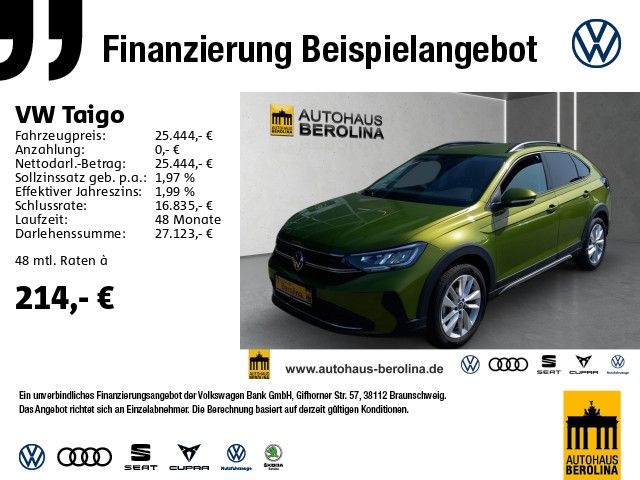VW Taigo 1.0 TSI Life DSG *R-CAM*App-Connect*SHZ*