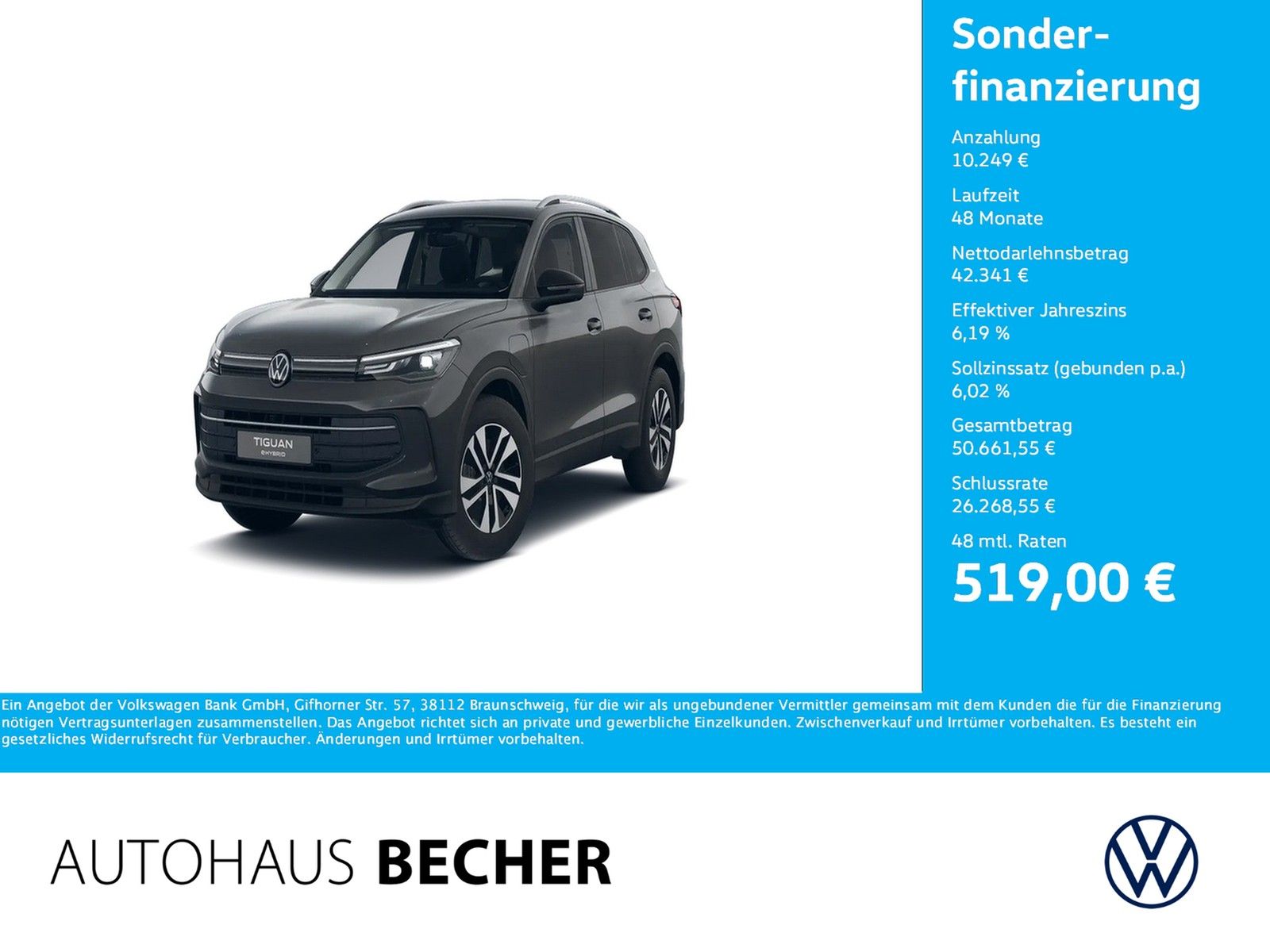 Volkswagen Tiguan Energy 1.5 eHybrid DSG /AHK/Navi/LED