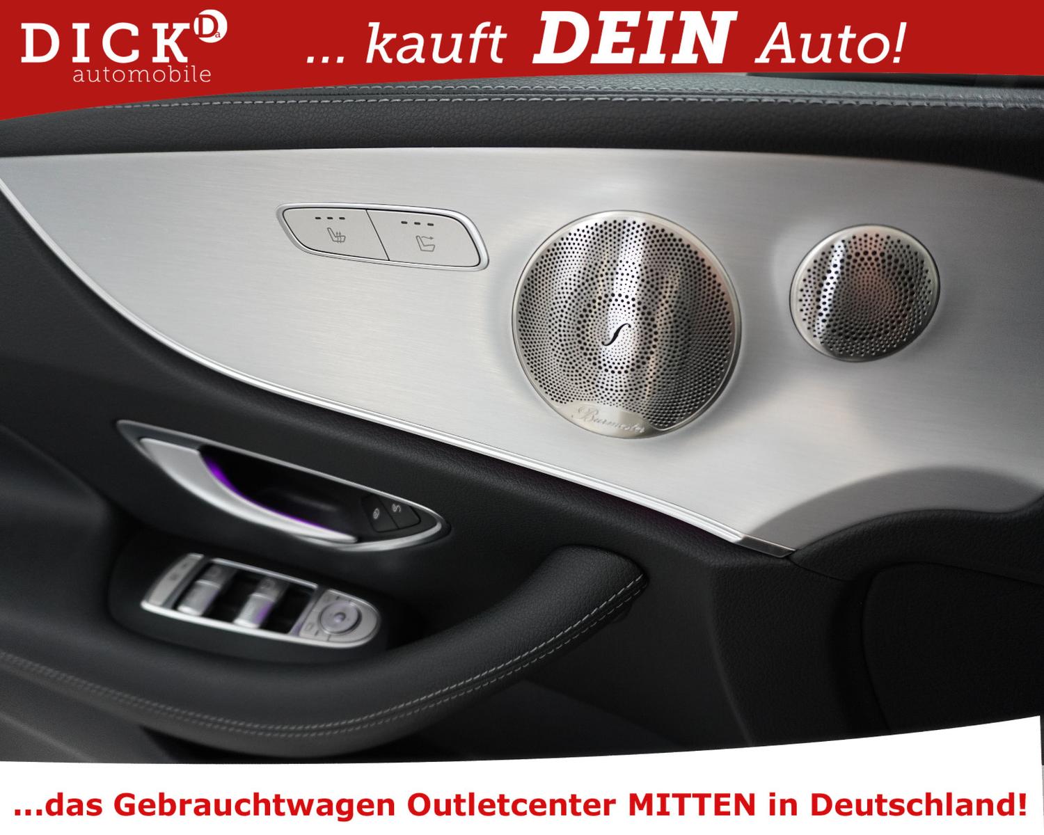 Mercedes-Benz E220d Cabrio 2X AMG NIGHT+WIDESC+STNDHZ+BURM+20"
