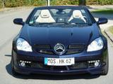 Mercedes-Benz SLK 200 KOMPRESSOR - r171 - blaue Mercedes-Benz SLK 200