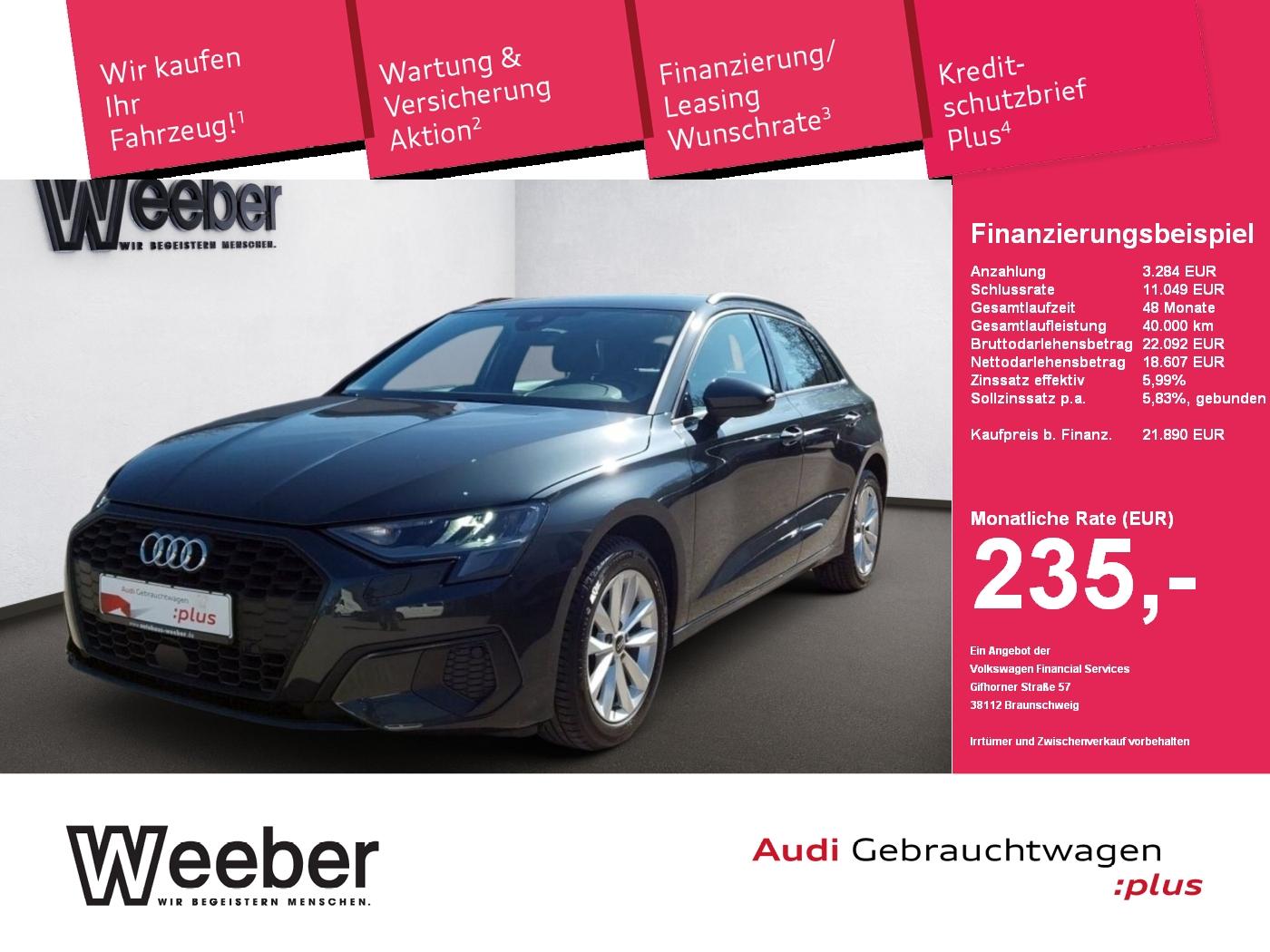 Audi A3 Sportback *AHK*NAVI*SHZ*LED*PDC*APP CONNECT*1
