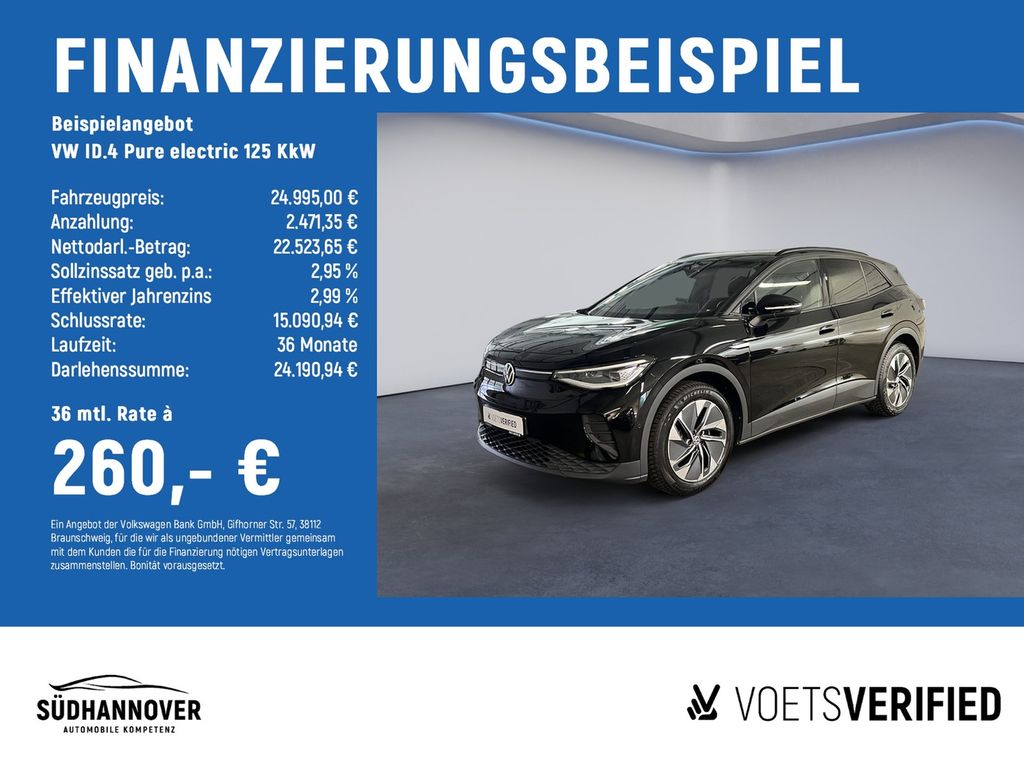 Volkswagen ID.4  Pure electric 125 KkW MATRIX-LED+RearView