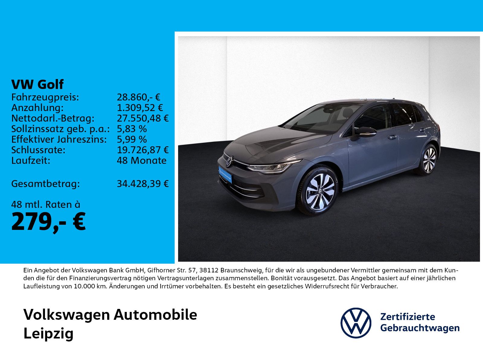 Volkswagen Golf VIII 2.0 TDI Goal DSG ACC LED Navi RFK App foto 1