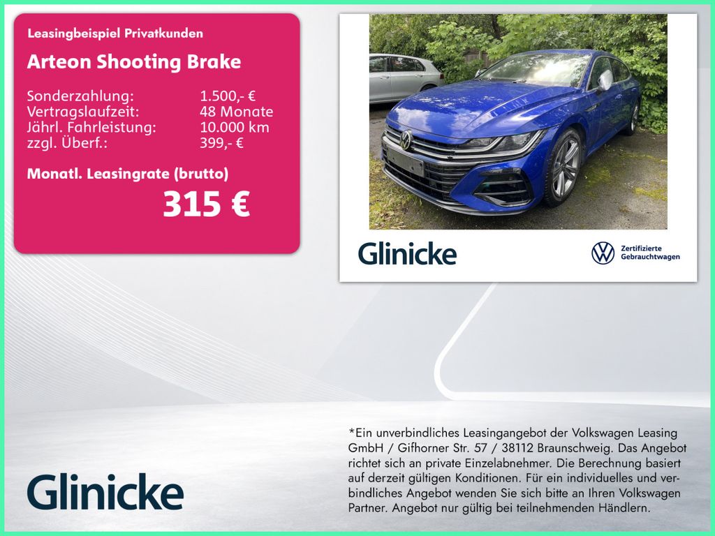Volkswagen Arteon Shooting Brake R AHK/Nav/360/DCC/IQ/20"/K