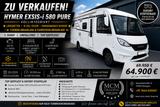 HYMER / ERIBA / HYMERCAR Exsis-i 580 Pure *KLIMA*Hubbett*SatTV Auto*1Hand - Hymer Exsis-i
