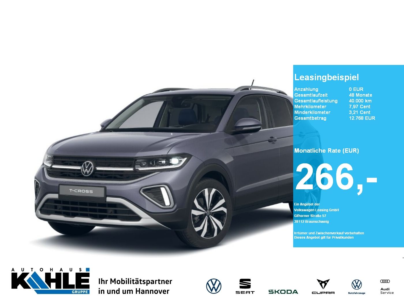 Volkswagen T-Cross Style 1.0 l TSI DSG CarPlay GJR AHK RFK