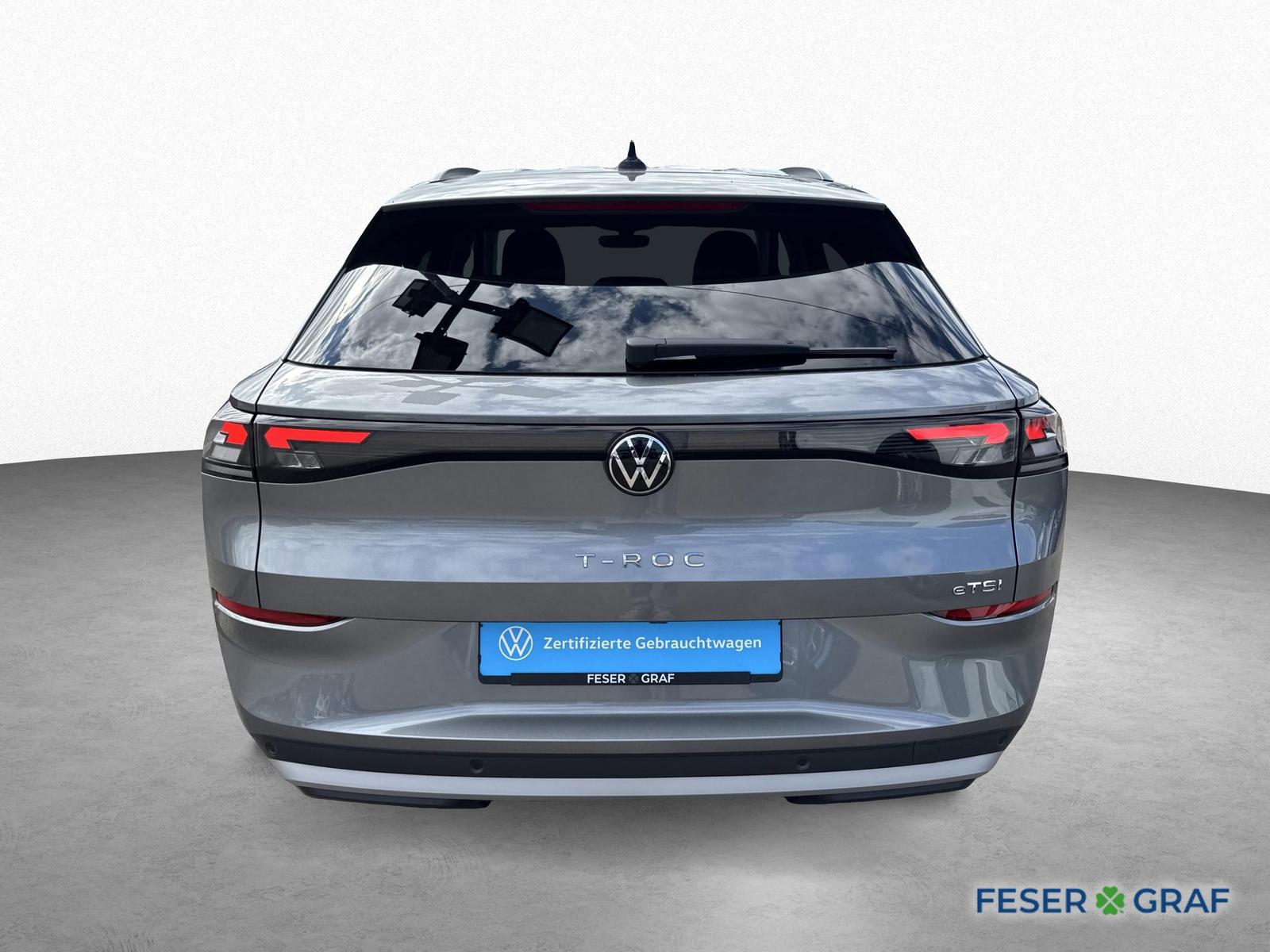 Volkswagen T-Roc 1.5 eTSI LIFE DSG AHK KAM ACC LED SHZ, миниатюра 6