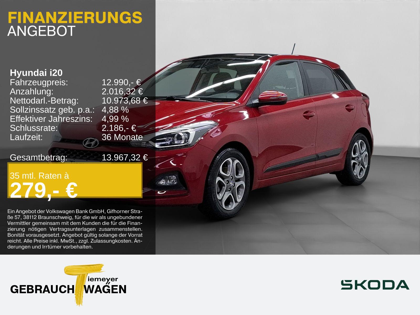Hyundai i20 1.0 STYLE PANO PDC KAMERA NAVI KLIMA