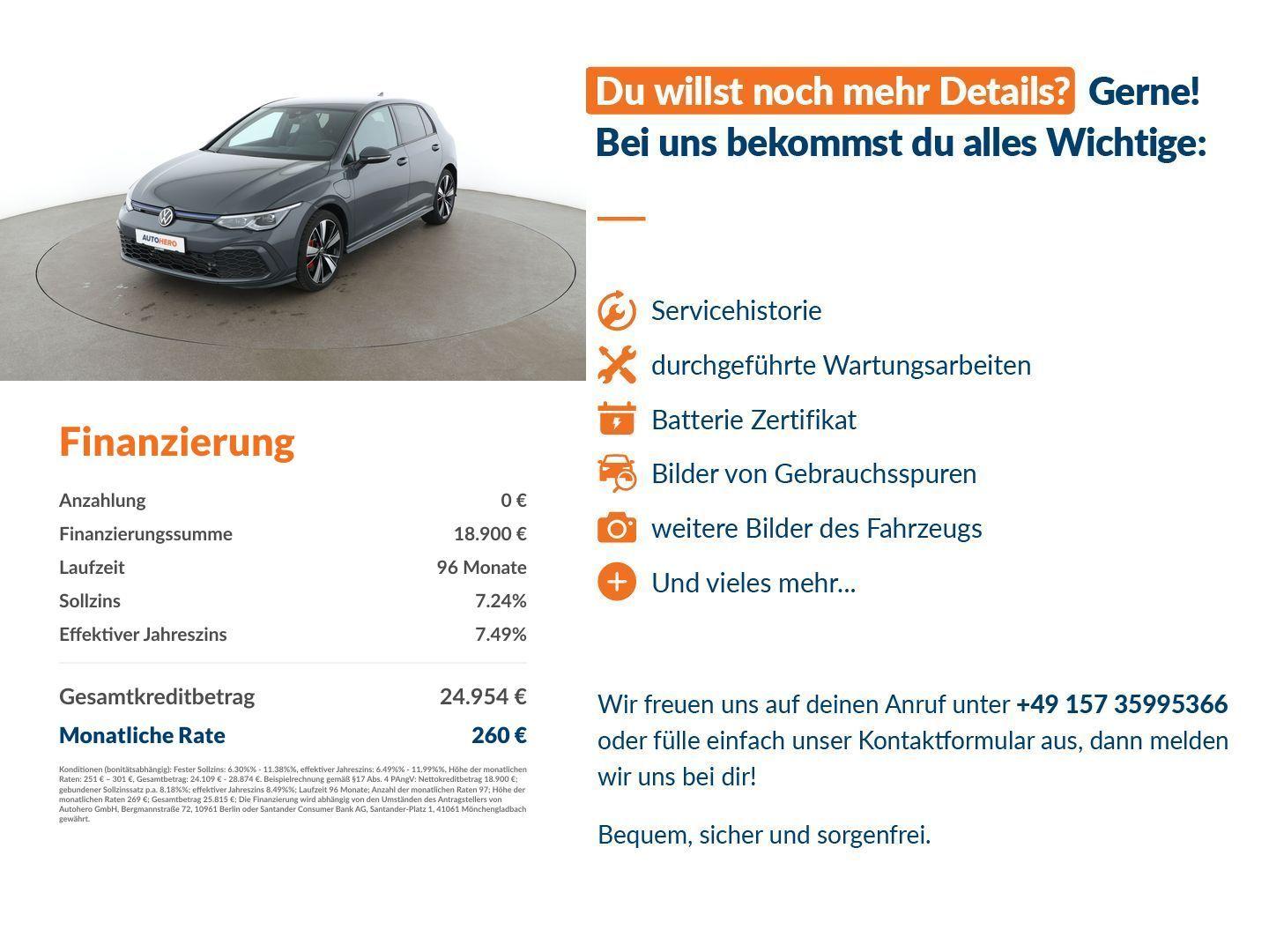 Volkswagen Golf VIII 1.4 GTE Aut.*NAVI*PDC*ACC*