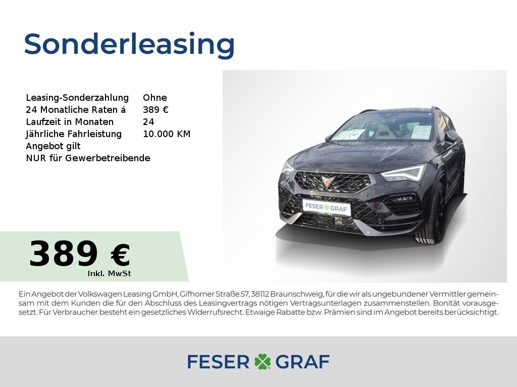 Cupra Ateca VZ 2.0 TSI Tribe Edition 4D DSG 360° Pano