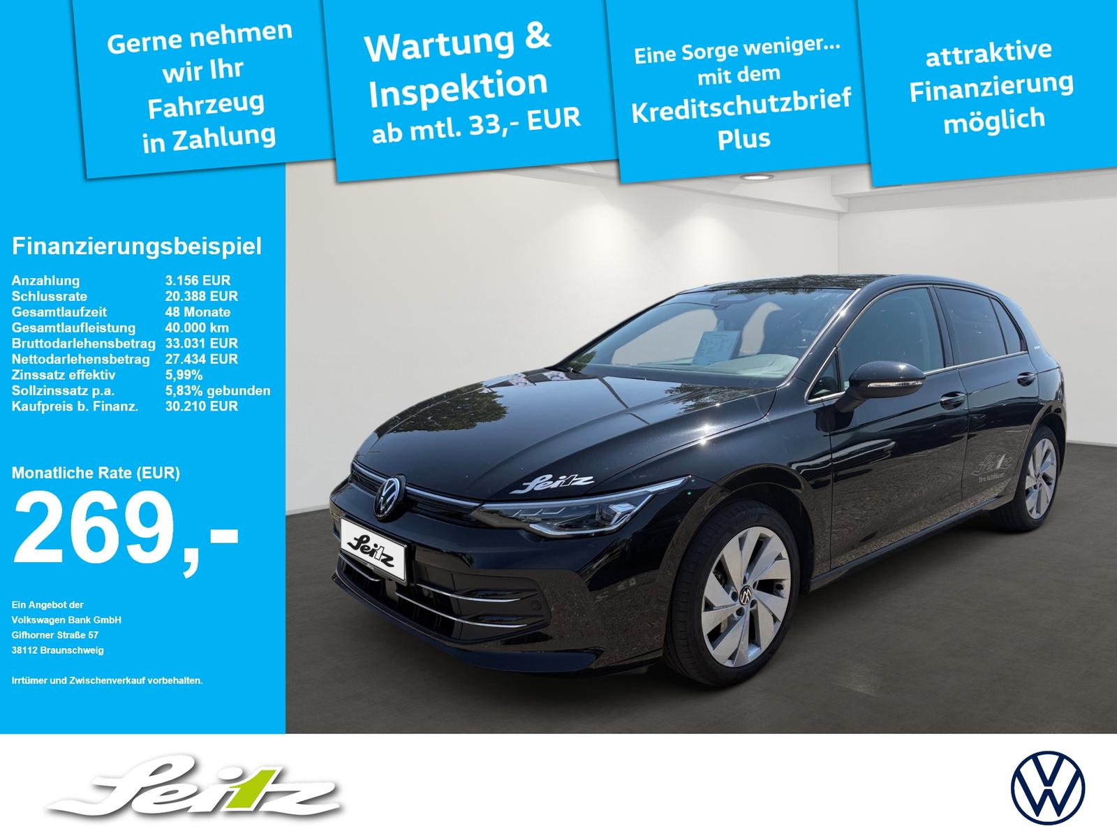Volkswagen Golf VIII 1.5 eTSI Energy *LED*KAMERA*NAVI*, миниатюра 16