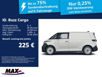 Volkswagen Leasingangebot: Volkswagen ID. Buzz Pure Kasten 140 kW 58 kWh Wunschfahrzeu