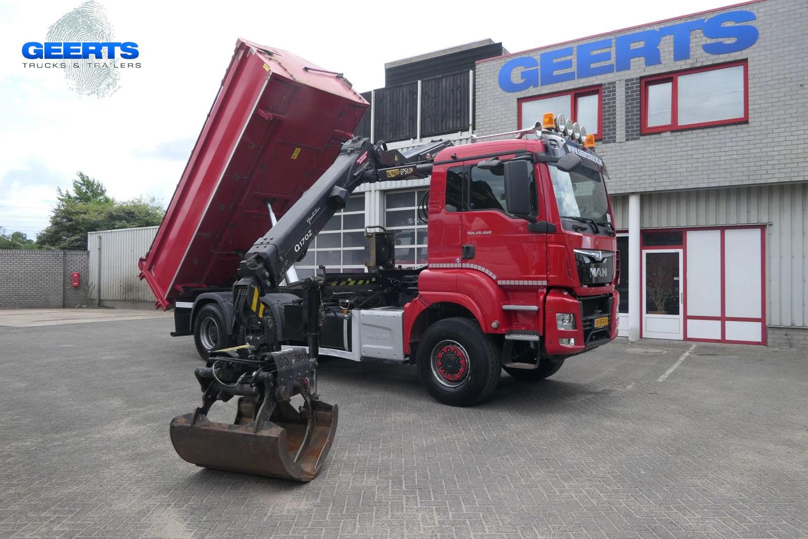 MAN TGS 26.480 | 6X6 | 2 Side Tipper + Hydraulic dus