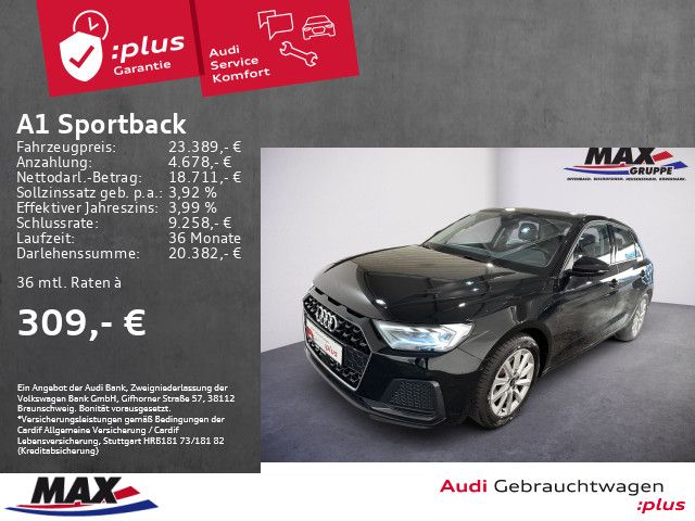 Audi A1 Sportback 30 TFSI ADVANCED LED+MMI NAV+VC+ALU