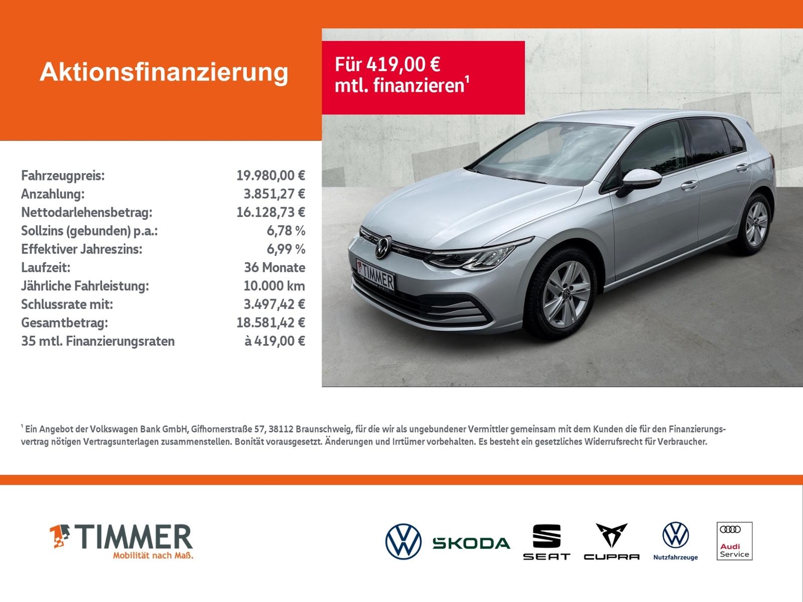 Volkswagen Golf VIII 2.0 TDI DSG *VIRTUAL *LED *ACC *SHZ *N