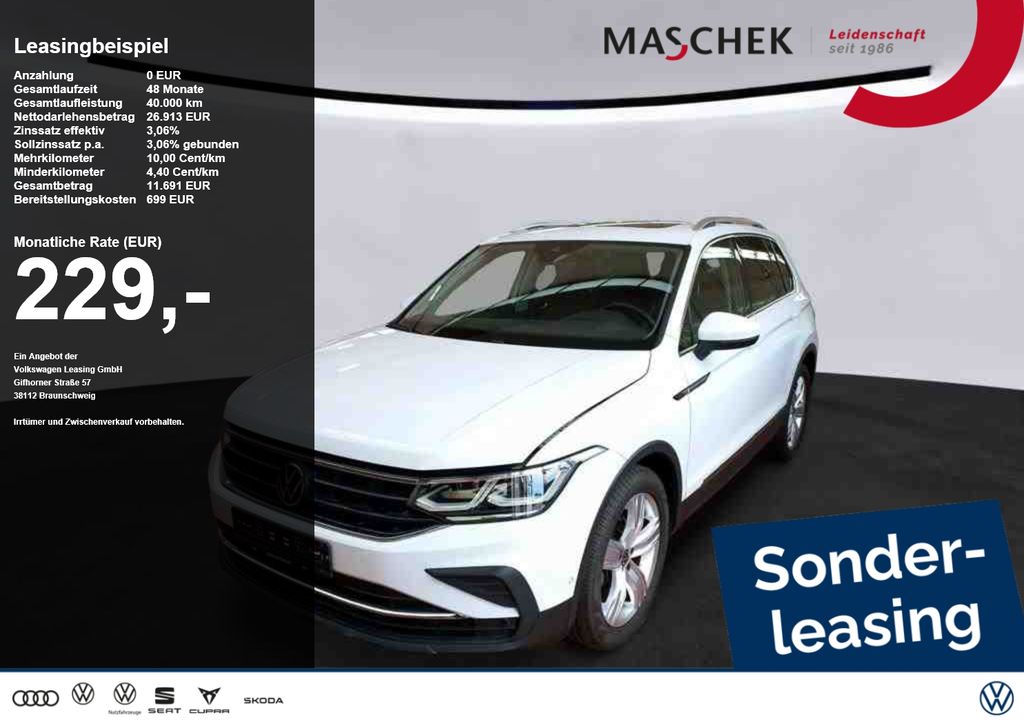 Tiguan Life 1.5 TSI DSG AHK Pano Rear View Matri