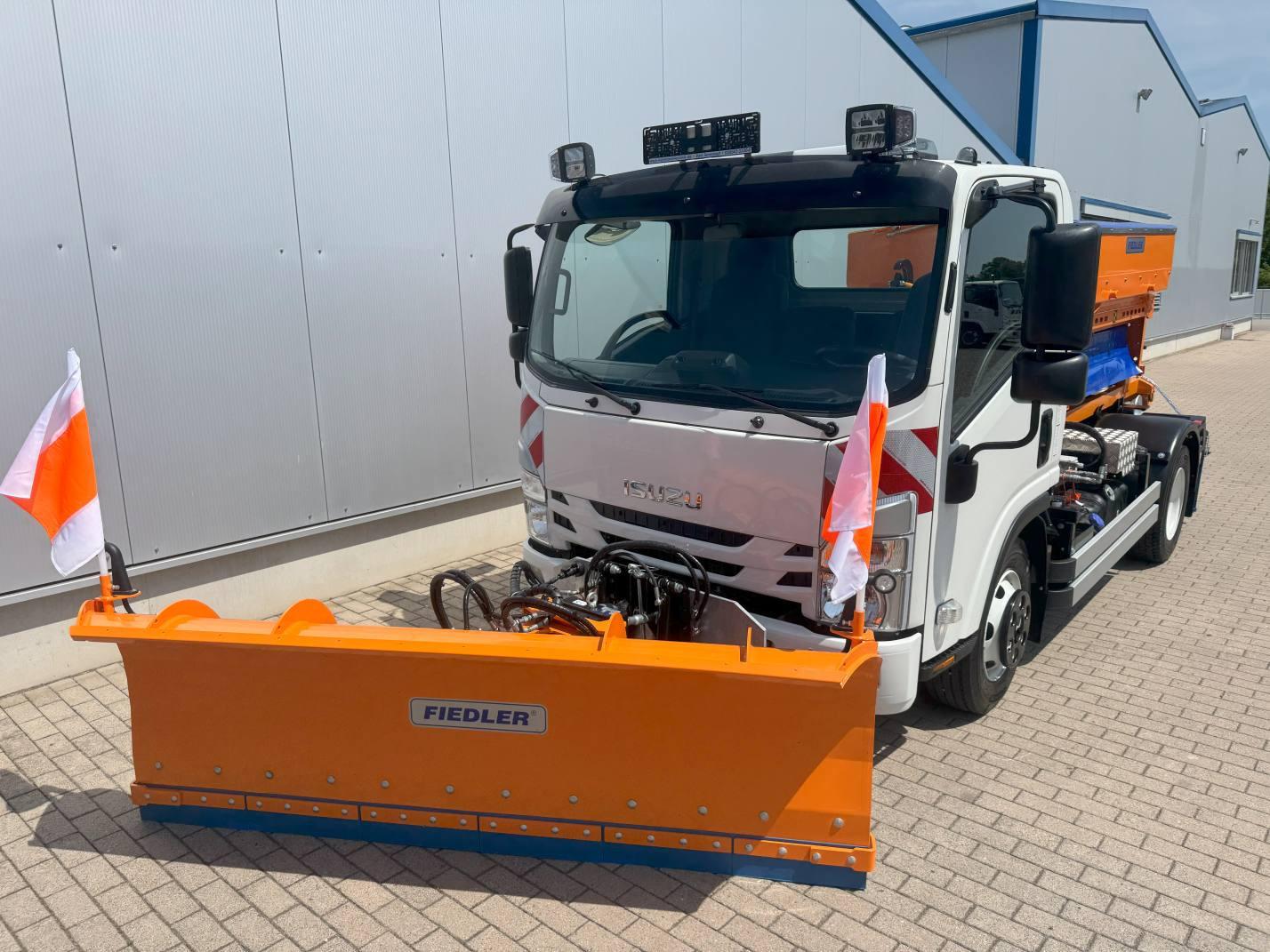 Isuzu NPR Aut.5.2 Ltr. Abrollkipp.  Winterdienstausr.
