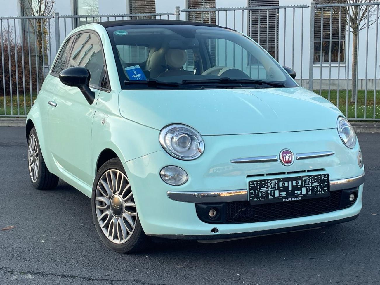 Fiat 500C Cult Cabrio MINT BRAUN KLIMA TÜV NEU