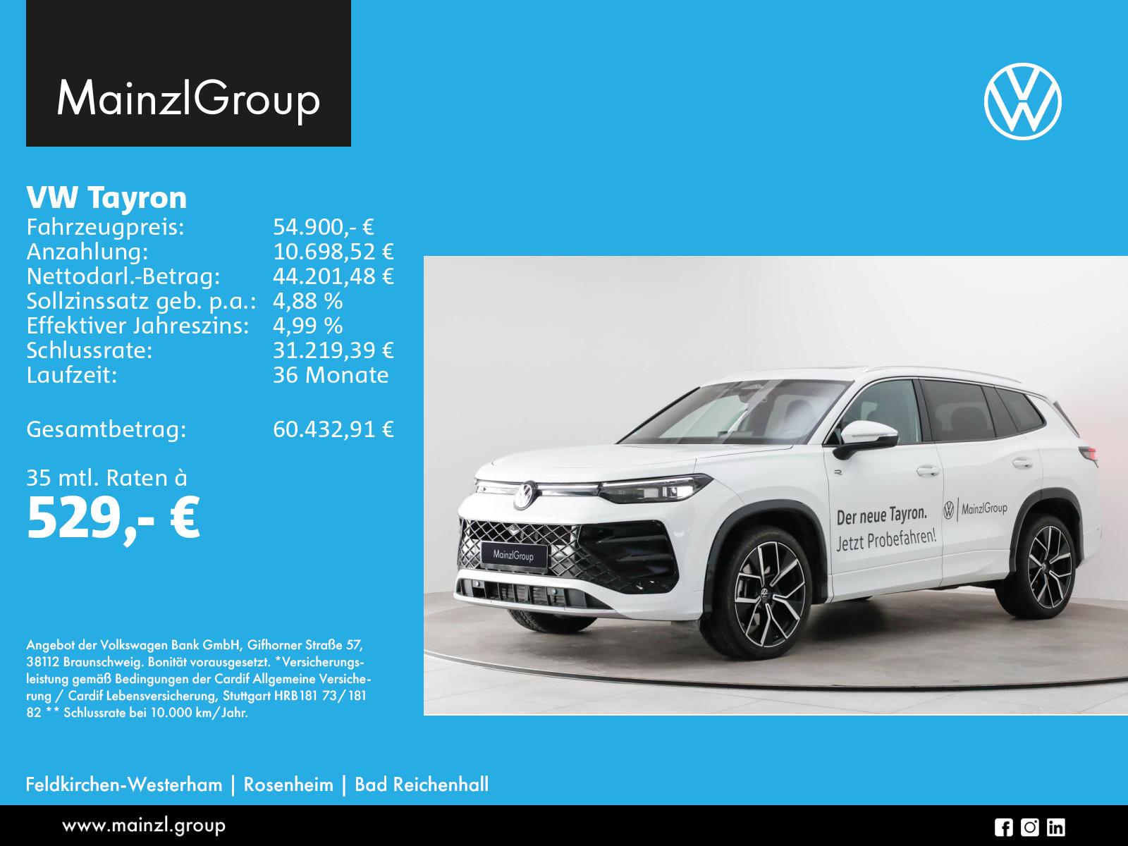 Volkswagen Tayron R-Line 2,0 l TDI SCR 4MOTION 142 kW (193