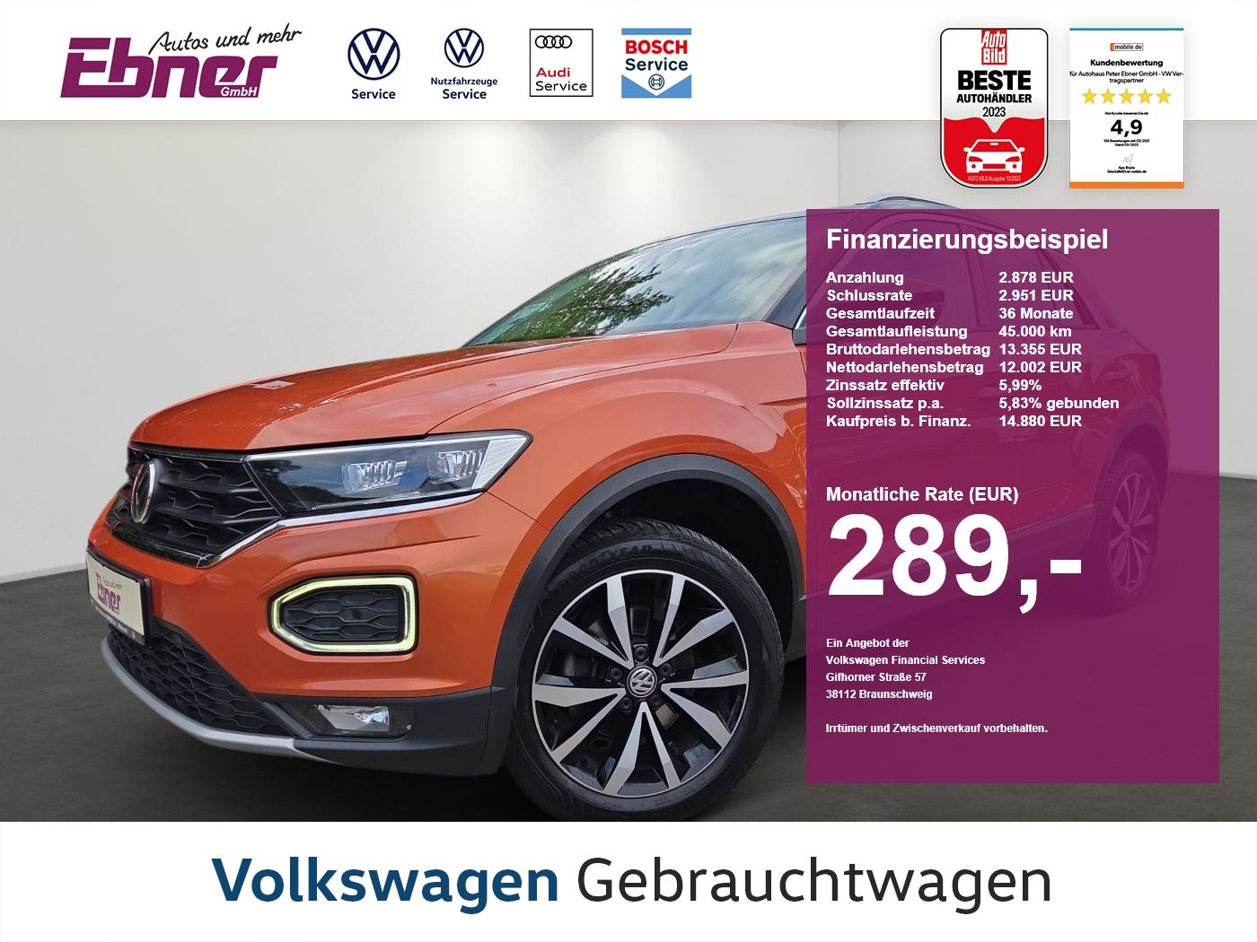 Volkswagen T-Roc STYLE TDI ACC+LED+NAVI+APP+KAMERA+17 ALU!