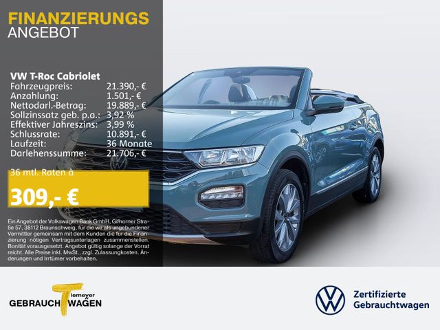 Volkswagen T-Roc Cabriolet 1.5 TSI STYLE NAVI SITZH L17 AHK