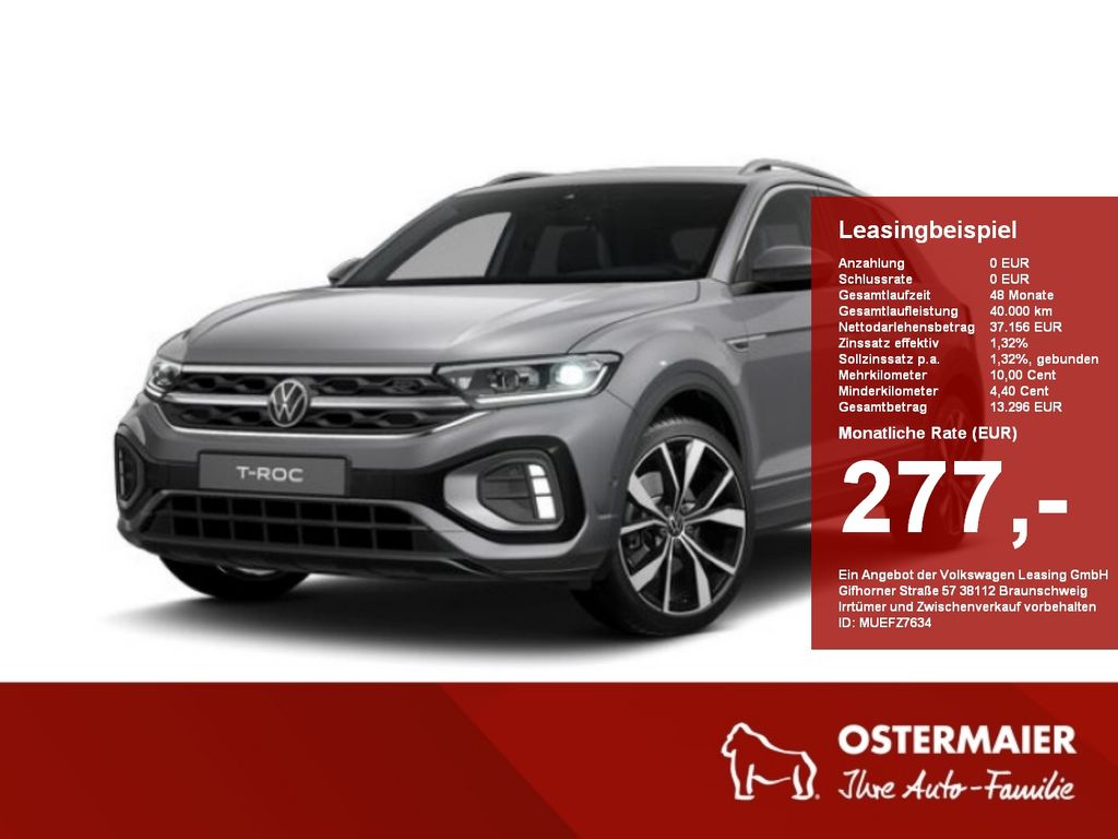 Volkswagen T-Roc R-Line 1.5TSI 150PS DSG 4J-GARANTIE,