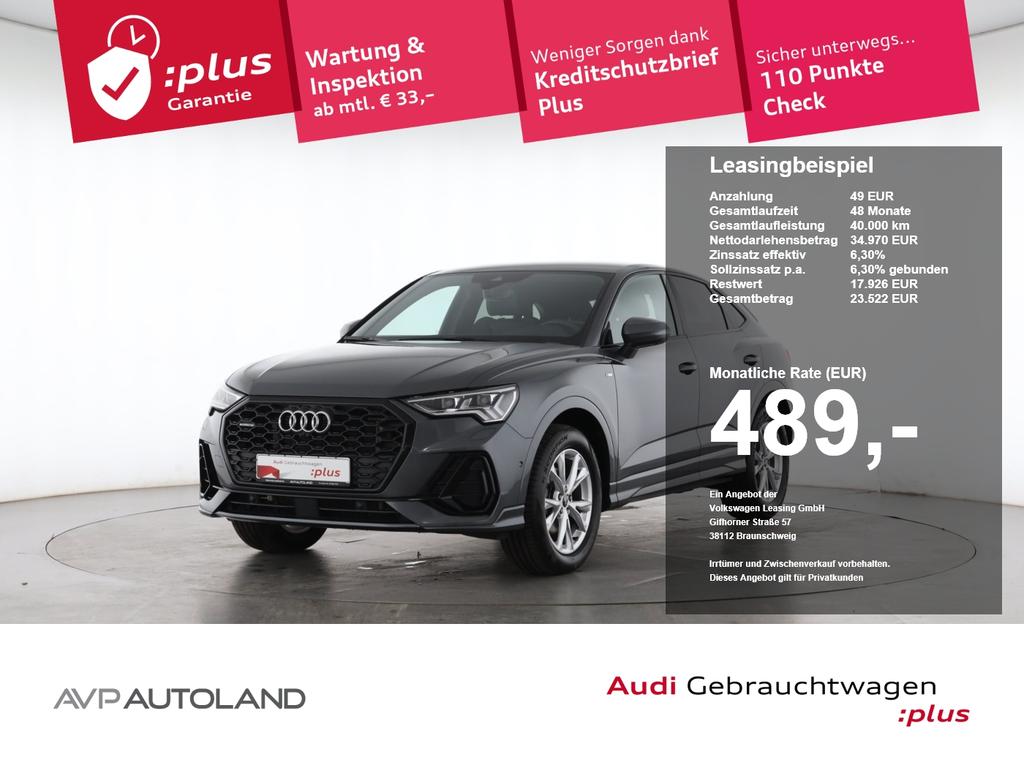 Audi Q3 Sportback 35 TDI quattro S tronic S Line LED 2023