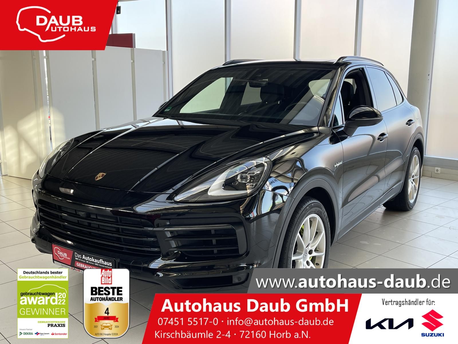 PORSCHE Cayenne PHEV+Leder+LED+Pano+Kamera+Bose+AHK+voll