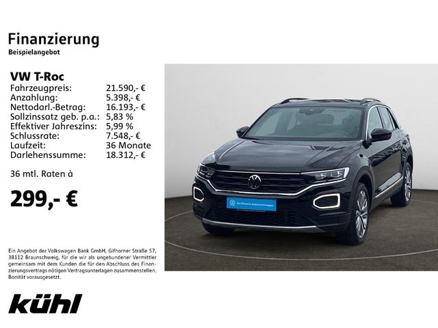 Volkswagen T-Roc 2.0 TDI Style AHK,Pano,LM18