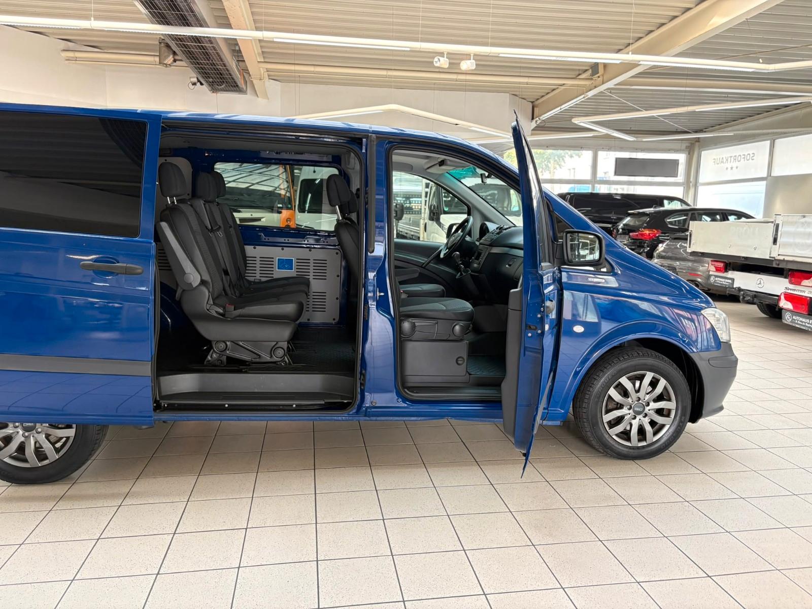 MERCEDES-BENZ VITO 113 CDI 136ch MIXTO 5 PLACES - GPS - ATTELAGE - RADARS DE STATIONNEMENT AVANT/ARRIÈRE - CLIMATISATION - CHAUFFAGE AUXILIAIRE