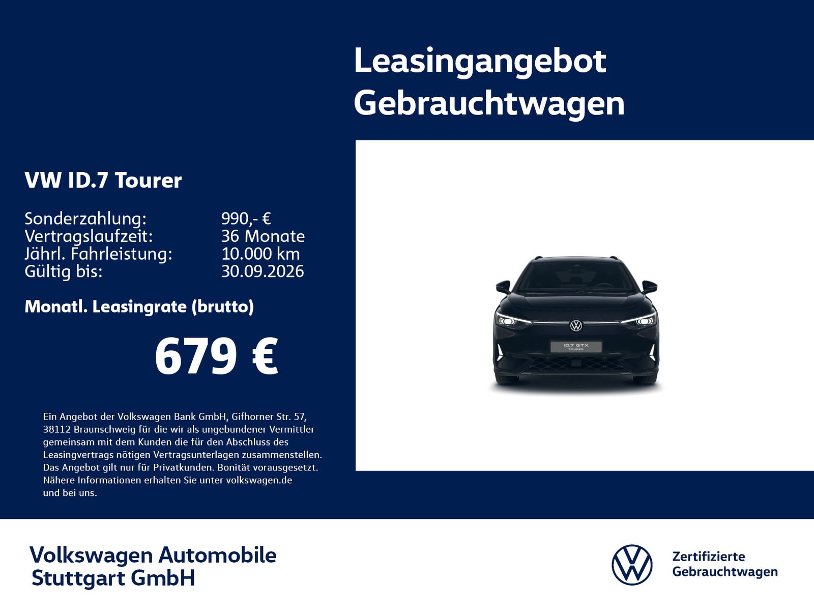 Volkswagen ID.7 Tourer GTX Navi Kamera AHK ACC LED SHZ foto 2