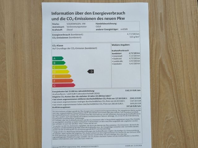 Fahrzeugabbildung Volkswagen Golf Variant Style 2,0 l TDI SCR 110 kW (150 PS)