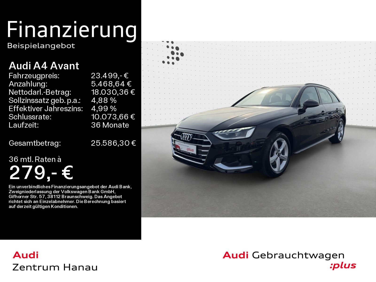 Audi A4 Avant 35 TDI ADVANCED *NAVI*LED*AHK*ALU*PDC*