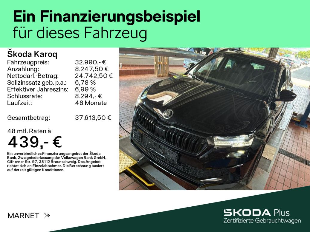 Skoda Karoq 2.0 TDI Sportline 4x4 DSG* Navi*StHzg*Pano imagem 2