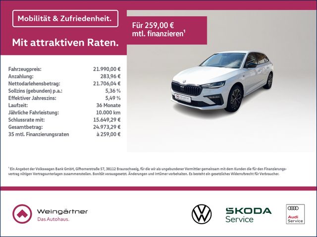 Scala 1.0 TSI Drive, Navi, RearView, ACC, Paket