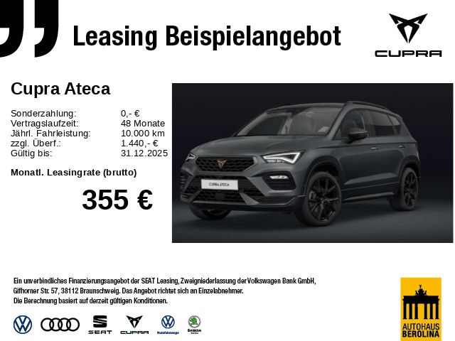 Ateca 2.0 TSI 4D DSG *ACC*360°*19"*NAV*LED*SHZ*