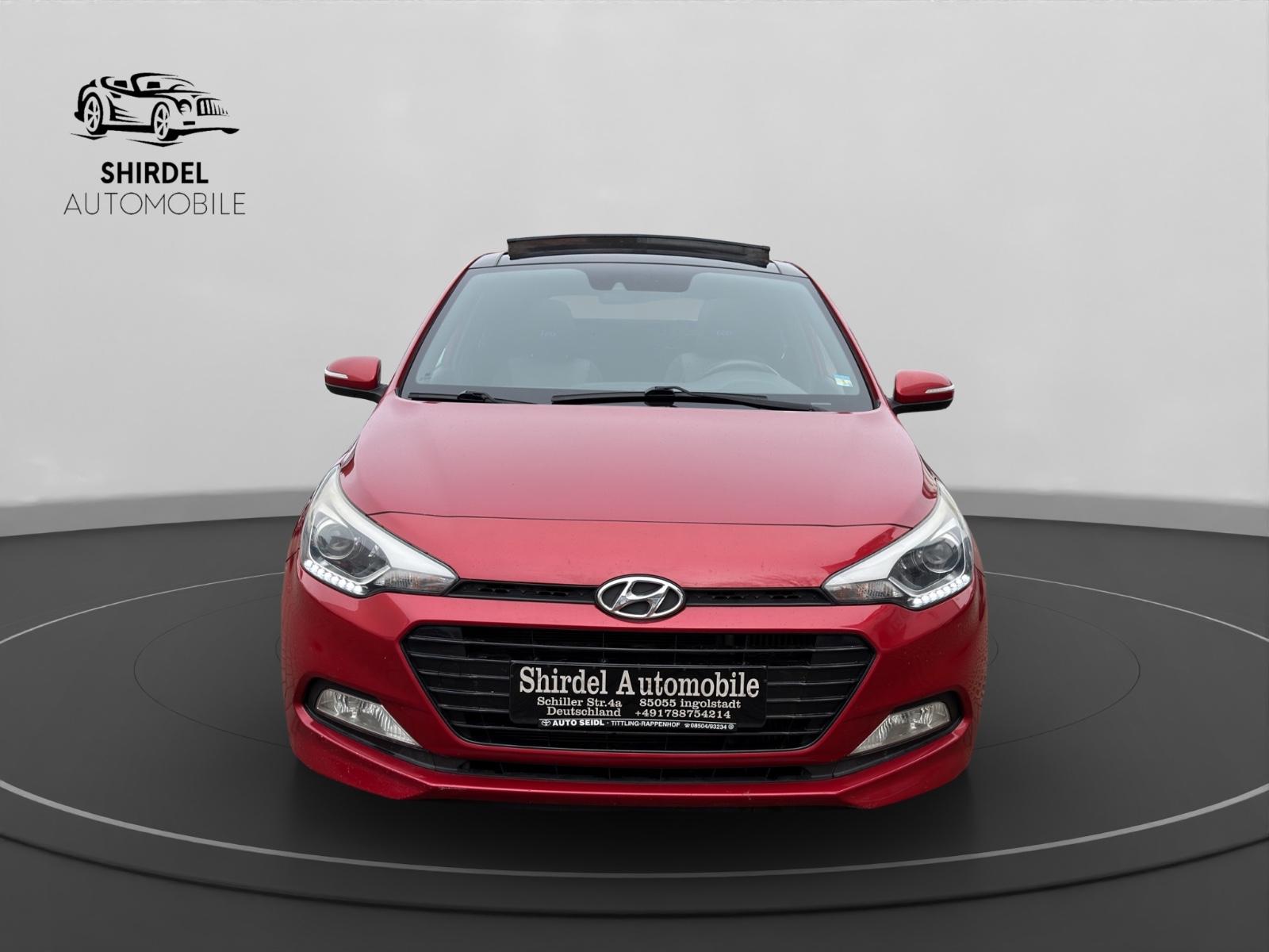 Hyundai i20 blue Passion\Navi/Panorama-Dach/Kamera