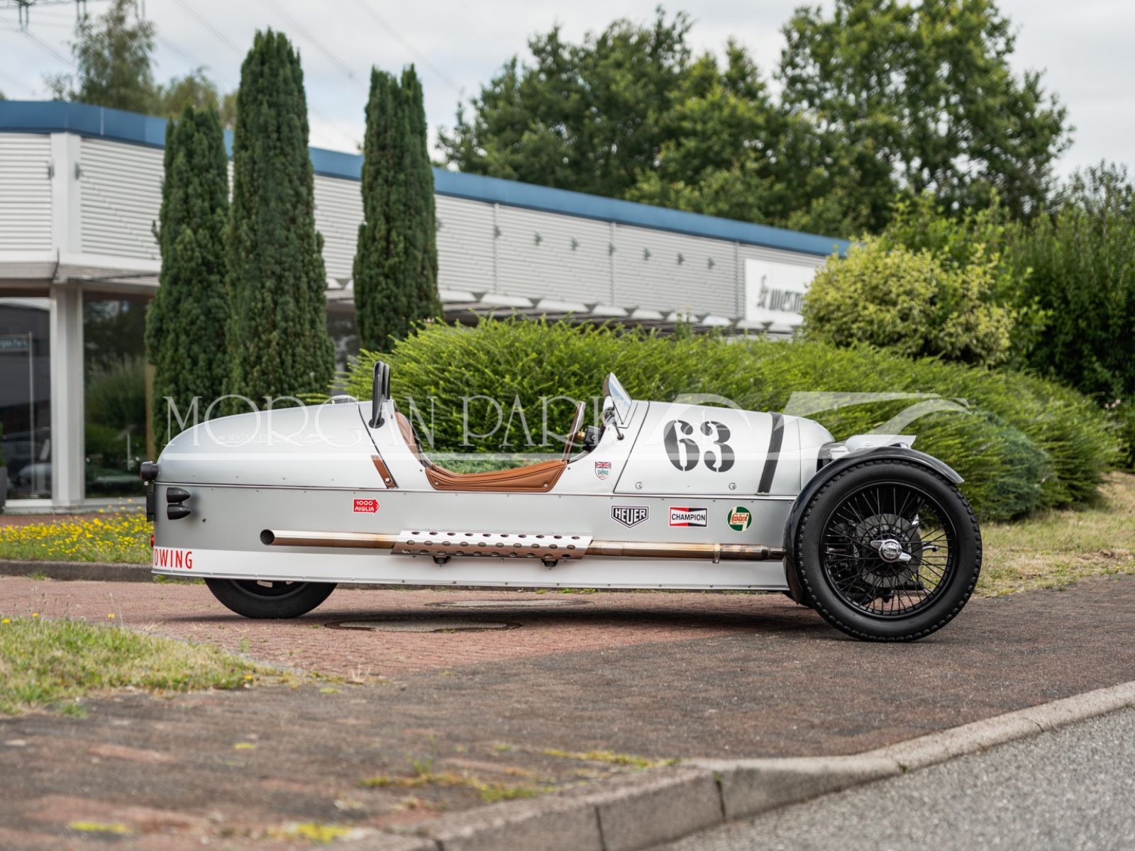 Fahrzeugabbildung Morgan 3-Wheeler *matt silber*