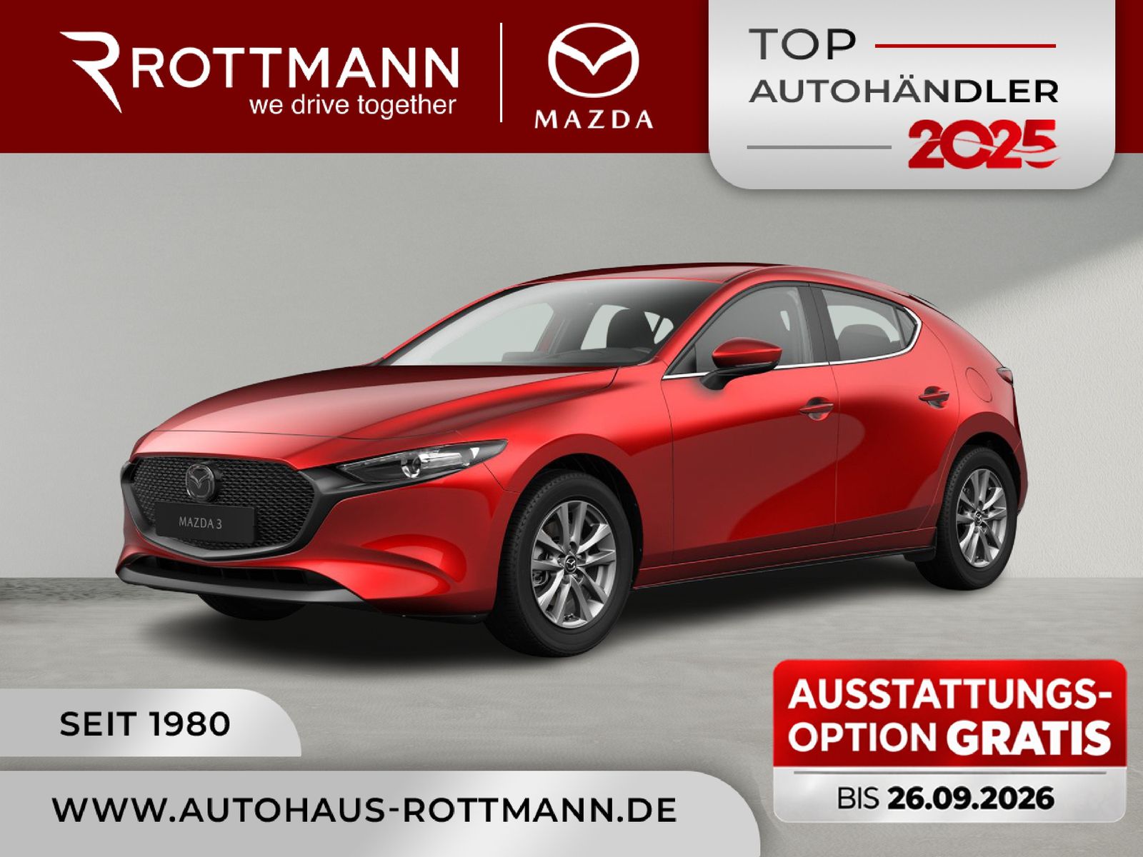 Mazda 3 2027 e-SKYACTIV G 140ps PRIME-Line NAV ACC HUD